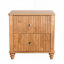 Ensemble de table de chevet cannelée 2 pièces avec 3 tiroirs-1688078459-1688078404