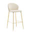 Tabouret de bar d'intérieur rembourré Kira
