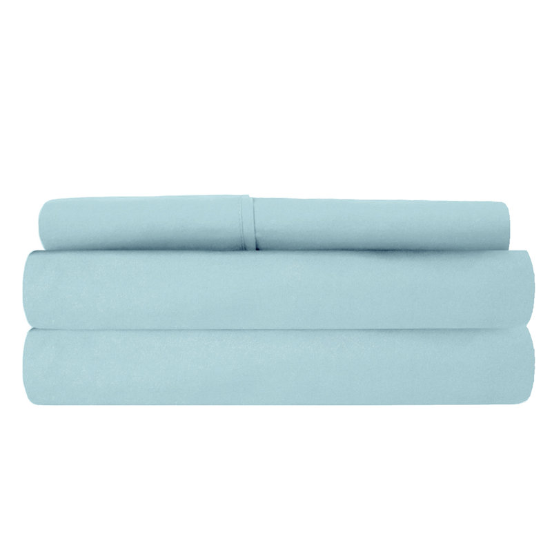 Microfiber Sheet Set, Sky Blue
