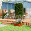 Lit de jardin surélevé galvanisé Outsunny-113176864