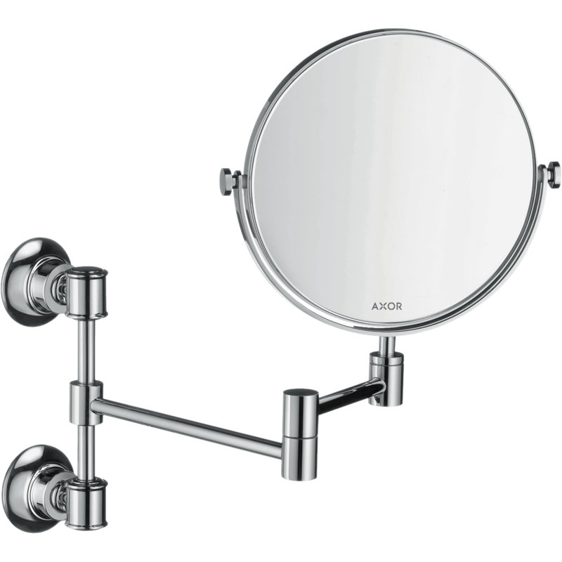 Montreux Flat Metal Wall Mirror, Chrome