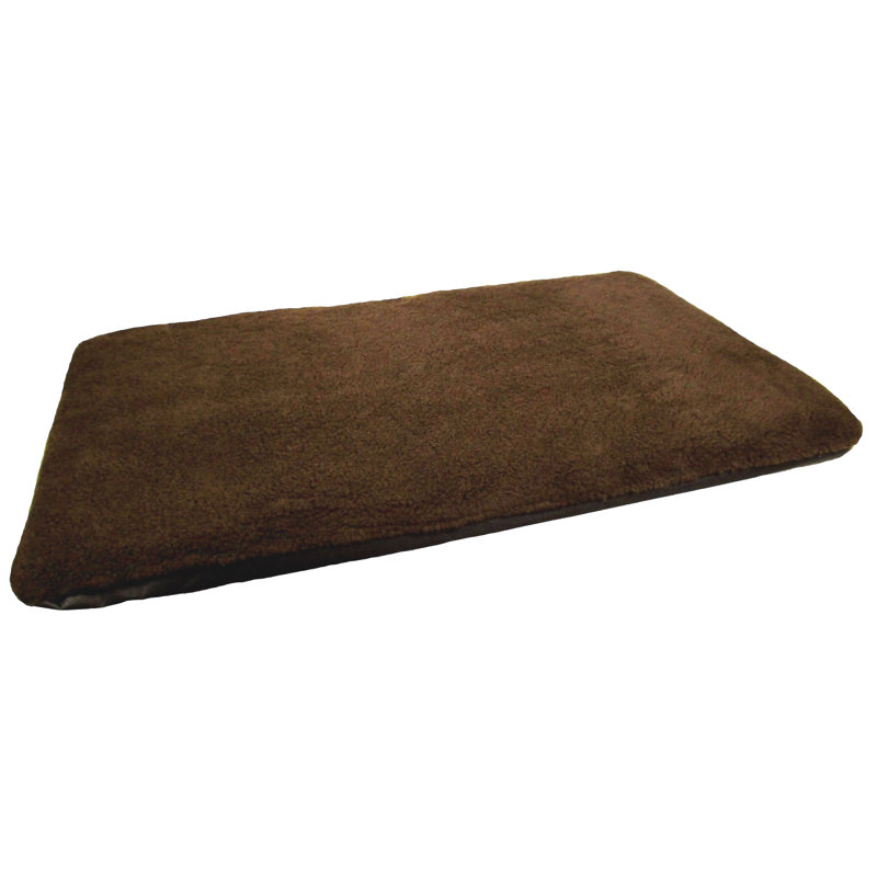 Demello Fleece Pet Bed, Medium (105cm W x 70cm D), Silver Grey