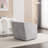 Nice Modern Upholstered Barrel Armchair, 360° Swivel-840522053