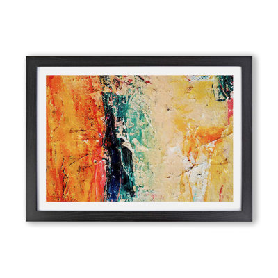 'Abstract Art Painting Vol.237' by S.Johnson - Picture Frame Painting Print on Paper