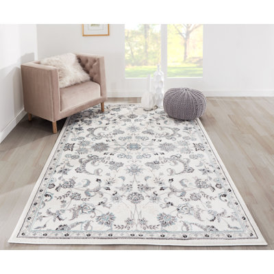 Tapis multicolore tissé à la machine Kinsley