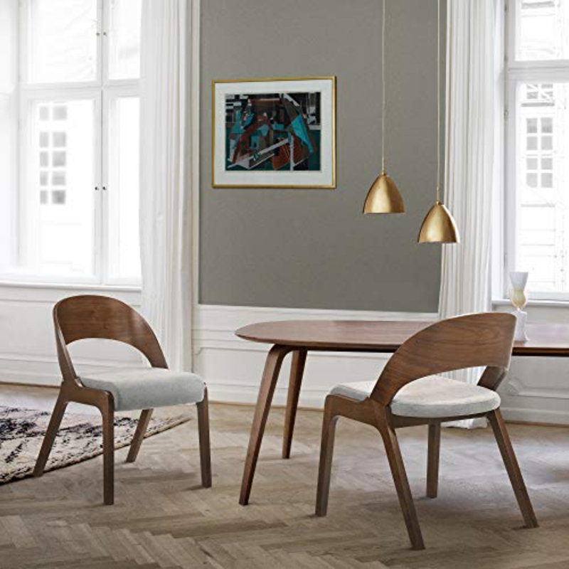 Mcglynn Upholstered Side Chair, Brown