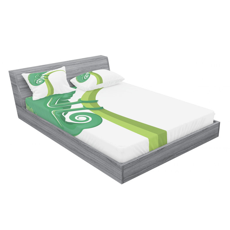 Microfiber Sheet Set, Queen Sheet Set with Fitted Sheet