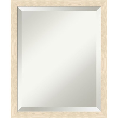 Jobina Solid Wood Rectangle Wall Mirror