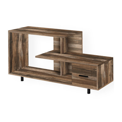 Meuble télé polyvalent avec tiroir de rangement, idéal pour le salon et la chambre à coucher, idéal pour le divertissement multimédia et la décoration intérieure