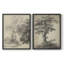 "Croquis rétro I", 2 pièces-2060261506-2060261507