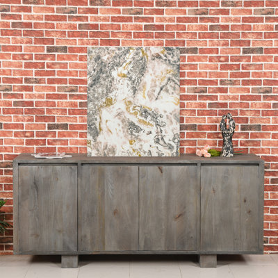 Venizelos 77'' Solid Wood Sideboard