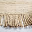 Tapis beige en jute tissé à la main Padley-1180047599