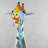 Funny giraffe - 32"x32" art on canvas