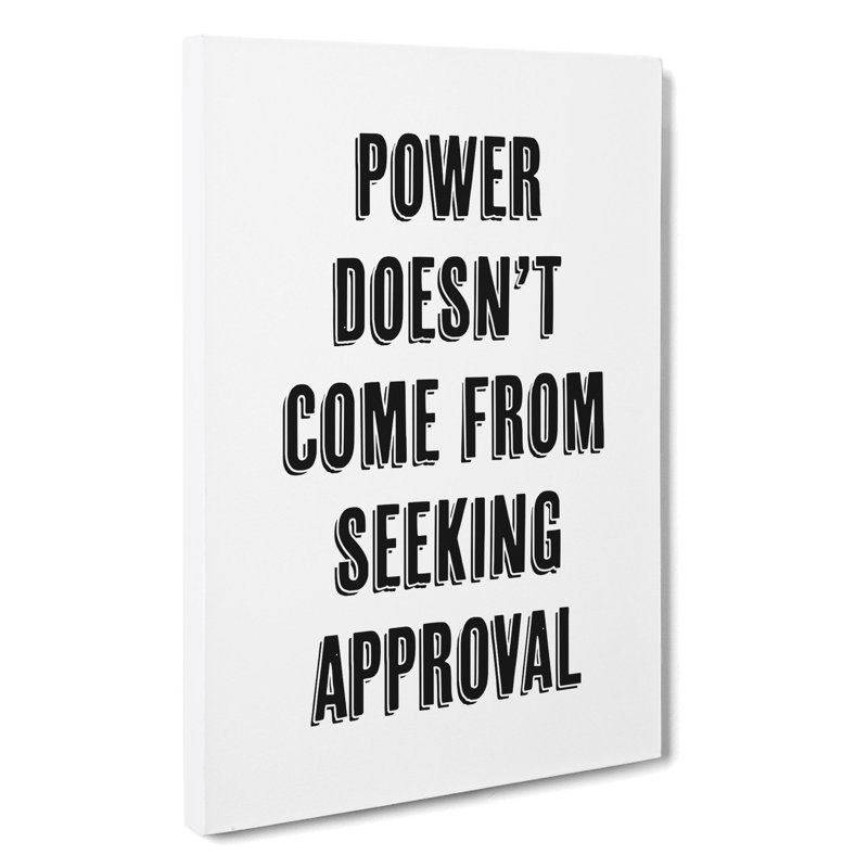 Seeking Approval - Wrapped Canvas, 91cm H x 60cm W x 3cm D