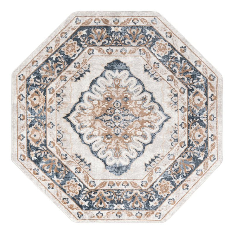 Oriental Indoor Rug, Octagon 7' x 7'