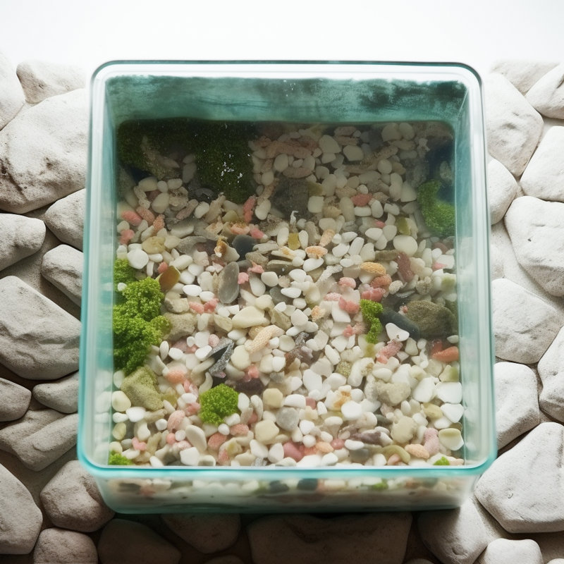 2 LBS de couleur mélangée River Rock - Petit gravier pour aménagement paysager, jardin et aquarium, Couleurs mixtes