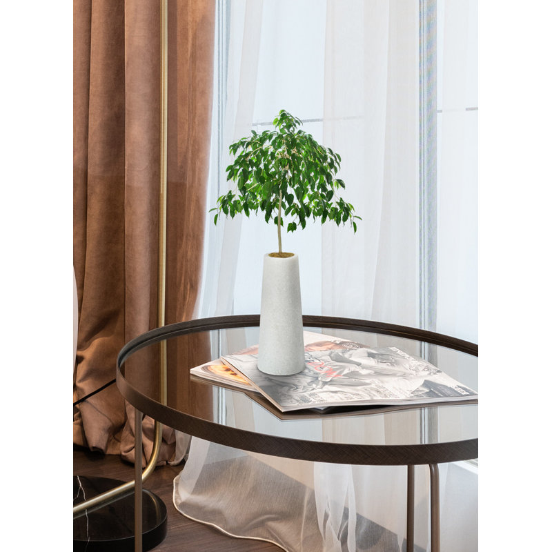 Synn Stoneware Table Vase, 6" H x 2.5" W x 2.5" D