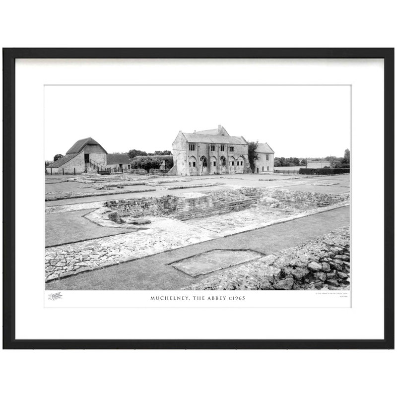 Muchelney, The Abbey C1965 - Single Picture Frame Print, 45cm H x 60cm W x 2.3cm D