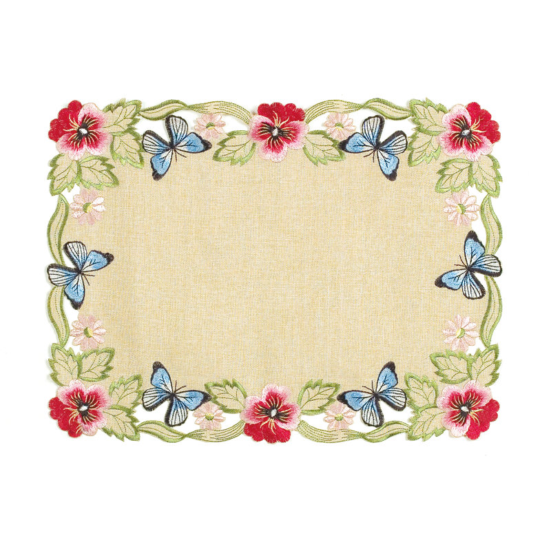 Chemin de table et napperons Anariyah, L 20 po x l 14 po