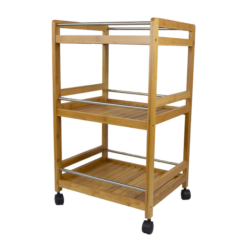 Wood Bar Cart