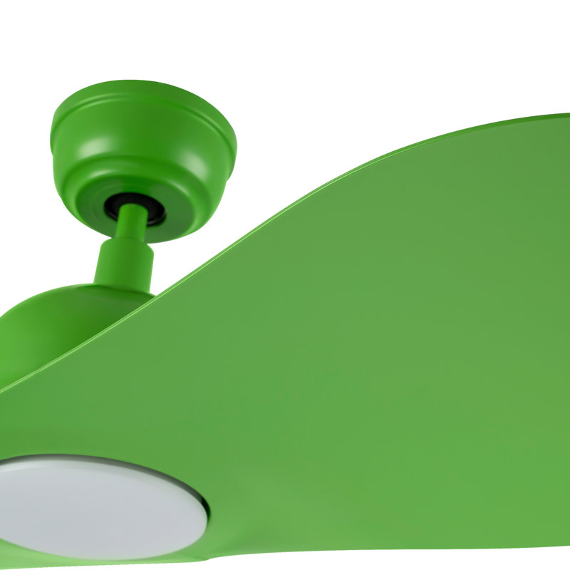 Ventilateur de plafond intelligent de 42 pouces avec télécommande, ensemble d'éclairage inclus, Vert