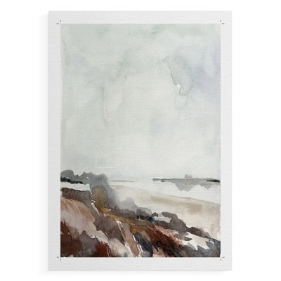 Coastal Inlet Study II -Canvas Print Only - NOT FRAMED