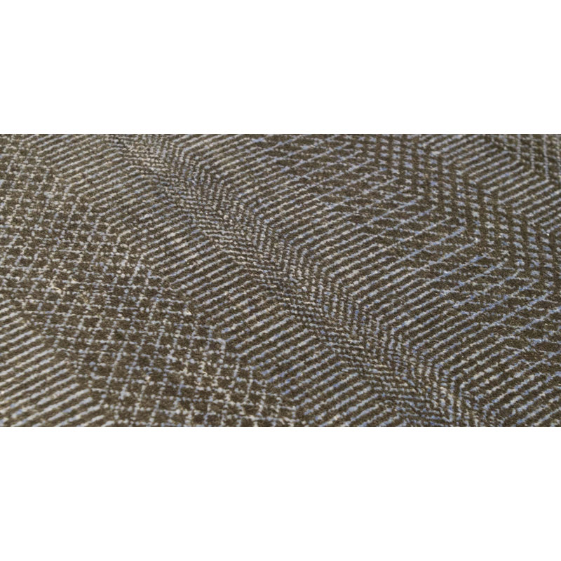 Hand-Knotted High-Quality Charcoal Area Rug