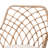 Hileman Wing Back Rattan Arm Chair in Greywash