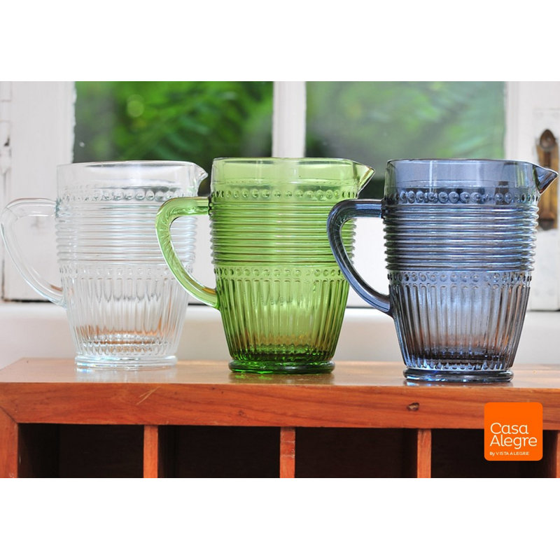 33.81oz. Glass Pitcher, Emerald