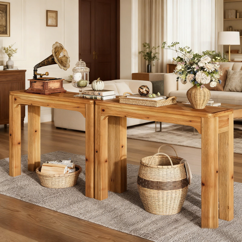 41.3" Solid Wood Entryway Table
