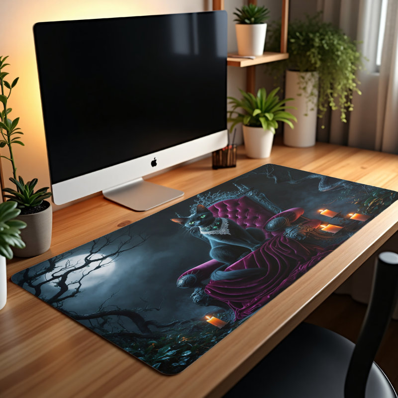 Polyester Desk Pad, 14.4x12.1
