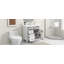 Armoire de rangement de salle de bain moderne avec 2 tiroirs et un tiroir basculant