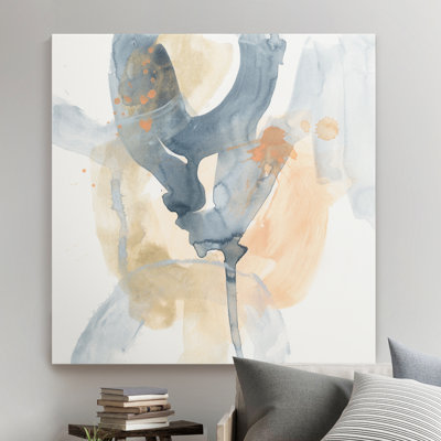 «Liquide Blueprint VI», peinture sur toile