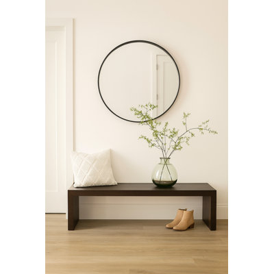 Solid Dark Mango Wood Bench by Latitude Run