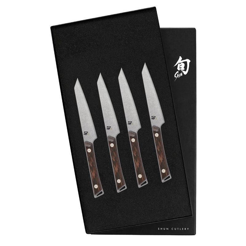 Shun Kanso 4 Piece High Carbon Stainless Steel Steak Knife Set