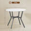 Lamberto Round Metal Base Dining Table-2088309997