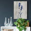 Indigo Botanical II - reproduction d'art sur toile tendue-889216109