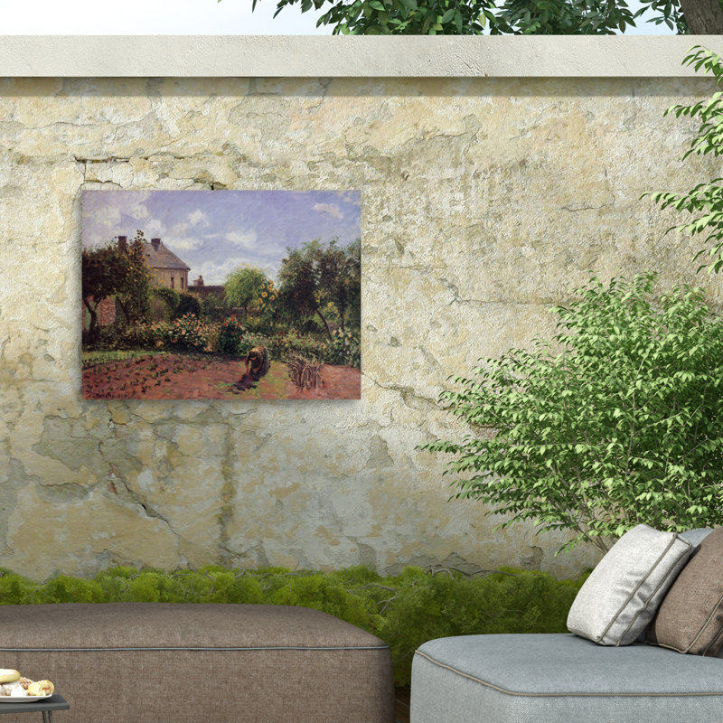 Marcus, le jardin des artistes à Eragny, H 35 po x l 47 po