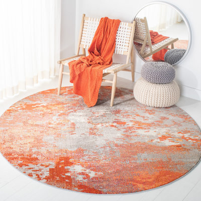 Tapis bleu clair / vert Etta