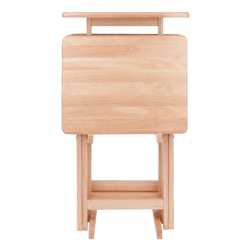 Ensemble de 5 collations Alvah, finition naturelle, Beige