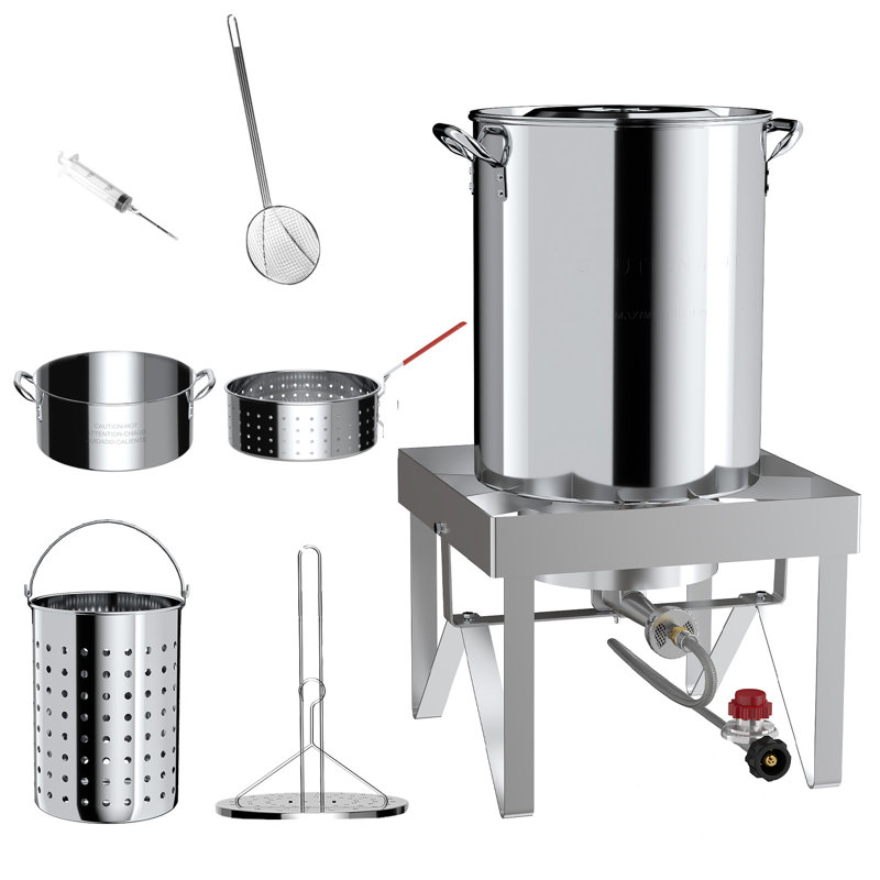 Stainless Steel Turkey Fryer Kit