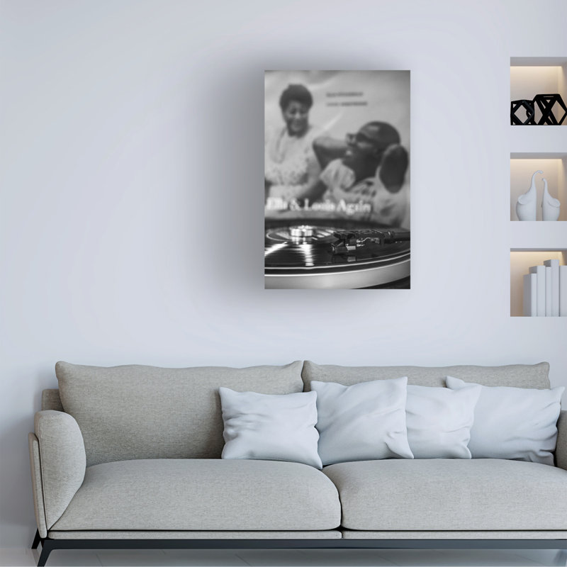 Vinyle sur toile, H 24 po x l 16 po x P 2 po