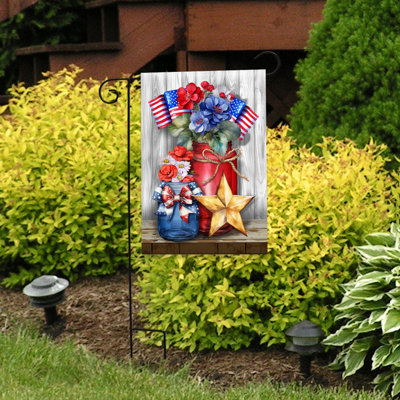 Drapeau de jardin américain