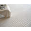 Tovello Modern Handmade Silky Nylon White Area Rug-506654419