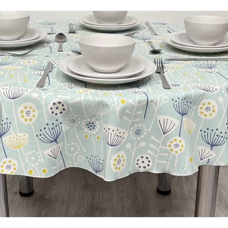 Geistown Scandinavian Print Tablecloth, 54 cm W x 54 cm L, Seafoam