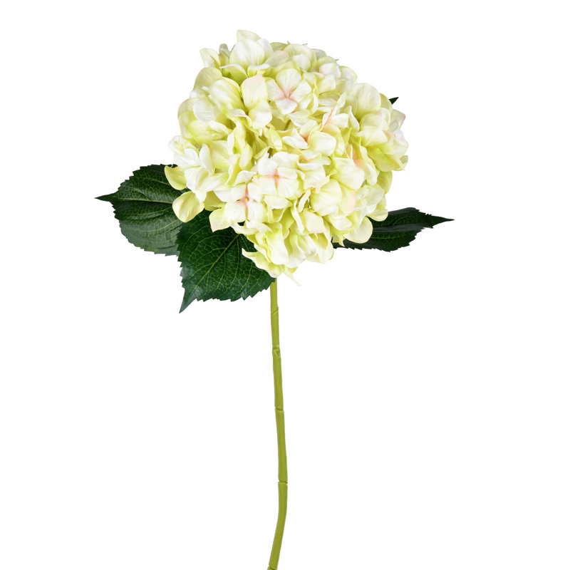 Vaporisateur d'hortensia artificiel avec impression, Vert clair