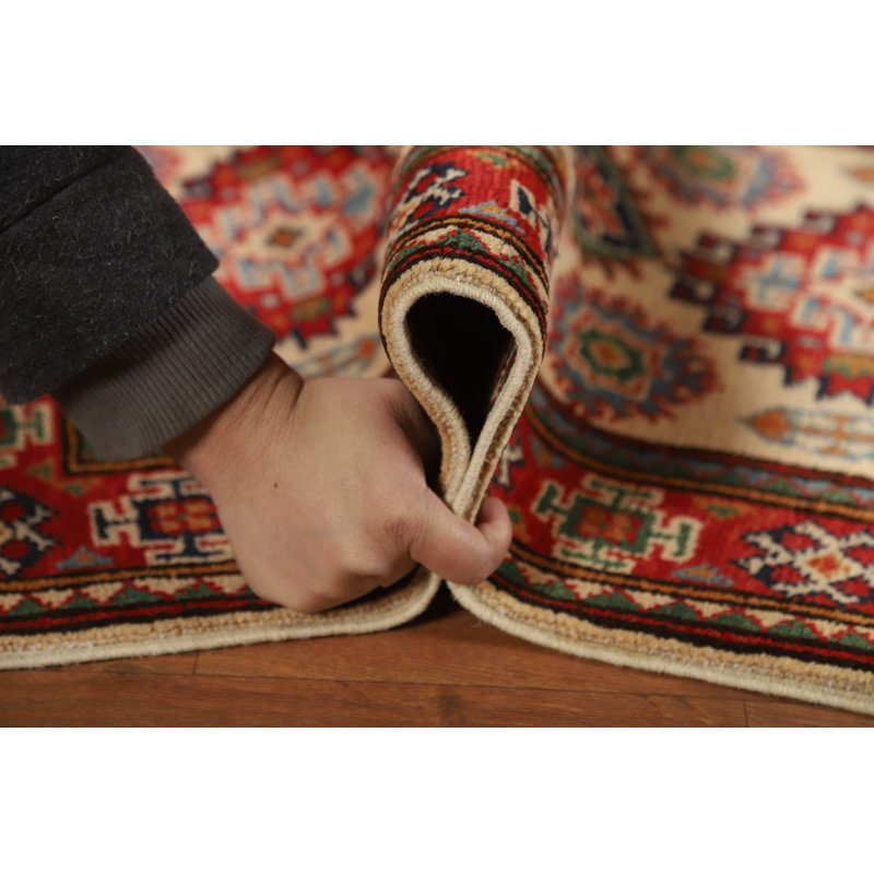 Tapis décoratif fait à la main Kazak 2x3