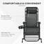 Chaises berçantes d'extérieur 2 pièces Outsunny-1271859686