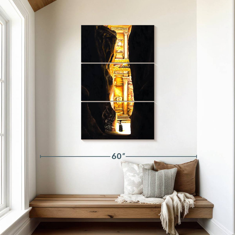 Masam Homage To Petra, 45" H x 28" W