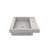 NativeStone Handcrafted Concrete 36" Trough Bathroom Sink-37742375-41081885